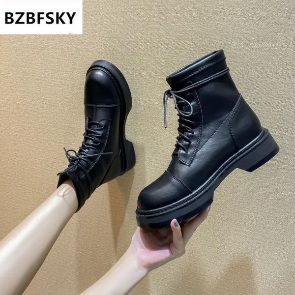 bzbfsky new ankle boots women 2020 new all-match british style short tube motorcycle boots lace-up ankle size 33-43, Black
bzbfsky new ankle boots women 2020 new all-match british style short tube motorcycle boots lace-up ankle size 33-43, Black
