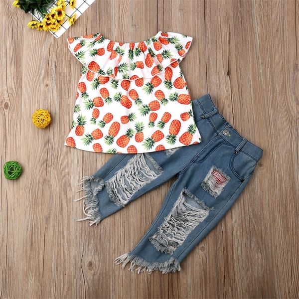 pudcoco summer fashion toddler baby girl clothes off shoulder fruits print ruffle ripped jeans 2pcs outfits clothes y200325, White
pudcoco summer fashion toddler baby girl clothes off shoulder fruits print ruffle ripped jeans 2pcs outfits clothes y200325, White