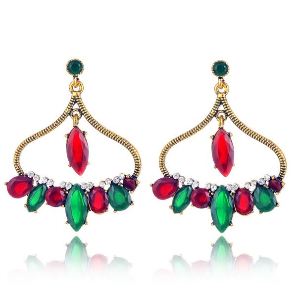 foreign trade sales earrings new fashionable earrings all-matching hollow metal alloy earrings resin diamond stud wholesale, Golden
foreign trade sales earrings new fashionable earrings all-matching hollow metal alloy earrings resin diamond stud wholesale, Golden
