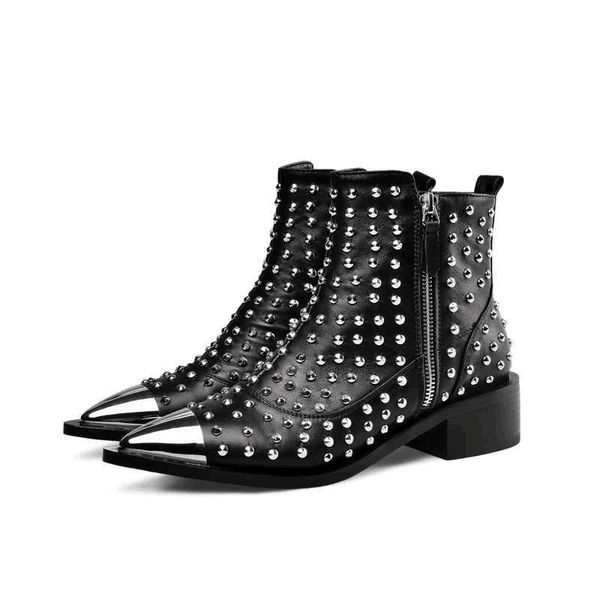 white ankle boots pointe shoes zipper rivets luxury designer booties ladies boots-women low pointy med rubber fashion 2020, Black
white ankle boots pointe shoes zipper rivets luxury designer booties ladies boots-women low pointy med rubber fashion 2020, Black