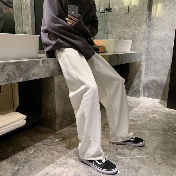 korean wide-leg jeans men's fashion retro casual straight jeans men streetwear wild loose hip-hop denim trousers mens s-xl, Blue
korean wide-leg jeans men's fashion retro casual straight jeans men streetwear wild loose hip-hop denim trousers mens s-xl, Blue