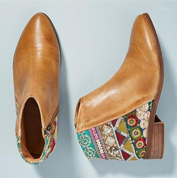 women autumn ankle boots chaussure girls low heels pu leather plus size embroidery flower shoes woman zapatos mujer sapato d14731, Black
women autumn ankle boots chaussure girls low heels pu leather plus size embroidery flower shoes woman zapatos mujer sapato d14731, Black