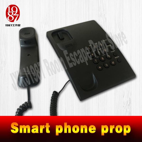 horrible smart phone game props for escape smart phone call dial right password to unlock with audio clues
horrible smart phone game props for escape smart phone call dial right password to unlock with audio clues