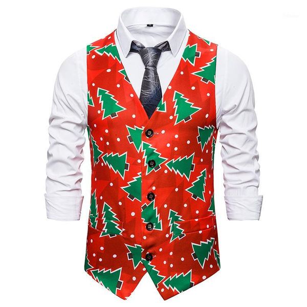brand mens suit vest 2020 fashion christmas tree print sleeveless wedding waistcoat men party club prom xmas gilet costume homme1, Black;white
brand mens suit vest 2020 fashion christmas tree print sleeveless wedding waistcoat men party club prom xmas gilet costume homme1, Black;white