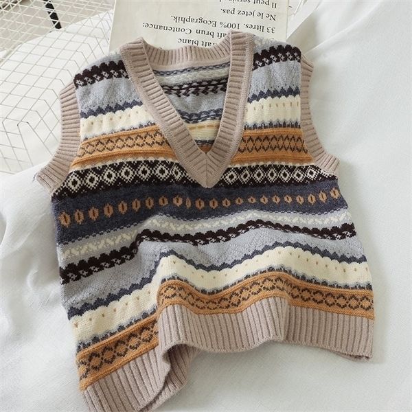 autumn and winter women sweaters and pullovers vintage short sleeveless jacquard v-collar knitted vest ladies knitwear q1217, White;black
autumn and winter women sweaters and pullovers vintage short sleeveless jacquard v-collar knitted vest ladies knitwear q1217, White;black
