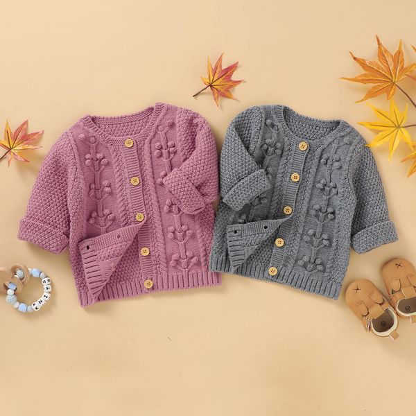 newborn baby girls knitting spring fall coat round neck solid colors long-sleeve casual flower buttons girl blouse 1029, Blue;gray
newborn baby girls knitting spring fall coat round neck solid colors long-sleeve casual flower buttons girl blouse 1029, Blue;gray