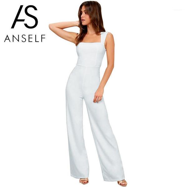 elegant ladies jumpsuit overalls for women flared square neck jumpsuit solid color sleeveless back zipper romper playsuit1, Black;white
elegant ladies jumpsuit overalls for women flared square neck jumpsuit solid color sleeveless back zipper romper playsuit1, Black;white