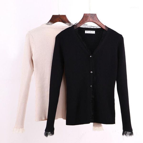 women's knits & tees gigogou spring autumn open women cardigans 2021 v neck sweater coat long sleeve slim solid lace hitz air jacket1, White
women's knits & tees gigogou spring autumn open women cardigans 2021 v neck sweater coat long sleeve slim solid lace hitz air jacket1, White