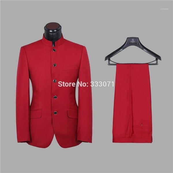 custom made groom tuxedos stand collar red coffee men's wedding party suits groomsman morning dress blazers jacket +pants1, White;black
custom made groom tuxedos stand collar red coffee men's wedding party suits groomsman morning dress blazers jacket +pants1, White;black