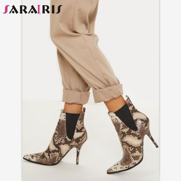 boots sarairis snake pu leather pointed toe thin high heel 12cm shoes woman casual party spring autumn ankle size 35-431, Black
boots sarairis snake pu leather pointed toe thin high heel 12cm shoes woman casual party spring autumn ankle size 35-431, Black
