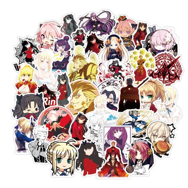 50pcs/set new fate anime small waterproof sticker poster for lapbicycle helmet 
50pcs/set new fate anime small waterproof sticker poster for lapbicycle helmet