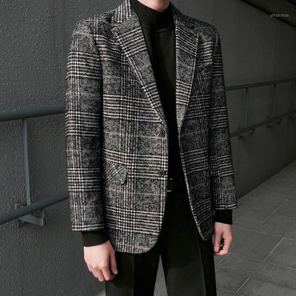 nice autumn and winter korean version of the plaid woolen thickening suit fashion casual jacket coat trend gray m-2xl1, White;black
nice autumn and winter korean version of the plaid woolen thickening suit fashion casual jacket coat trend gray m-2xl1, White;black