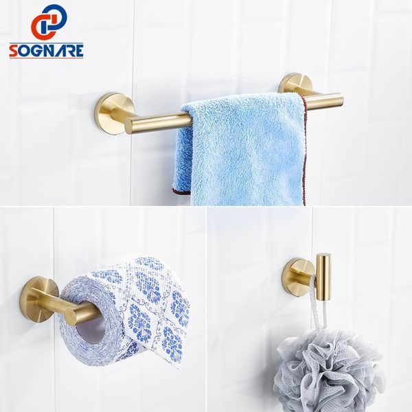 sognare матовый золото аксессуары для ванной комнаты набор 304 из нержавеющей стали держатель для туалетной бумаги robe hook одно полотенце
sognare матовый золото аксессуары для ванной комнаты набор 304 из нержавеющей стали держатель для туалетной бумаги robe hook одно полотенце
