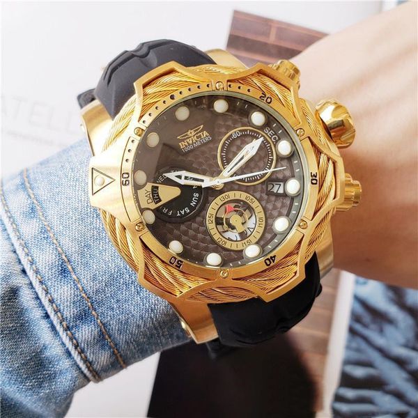 men's watch outdoor leisure sports calendar quartz invicta watch royal oak all functions can operate + delivery box, Slivery;brown
men's watch outdoor leisure sports calendar quartz invicta watch royal oak all functions can operate + delivery box, Slivery;brown