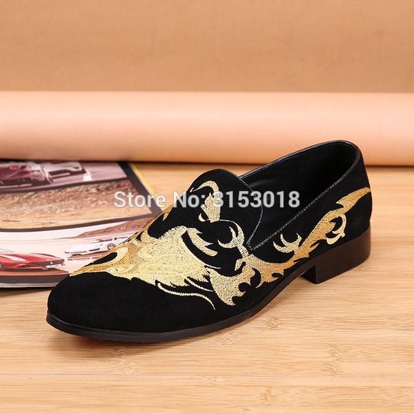 stylish comfortable handmade suede man shoes trendy autumn heel flat slip-on male casual shoes outdoor men embroidery, Black
stylish comfortable handmade suede man shoes trendy autumn heel flat slip-on male casual shoes outdoor men embroidery, Black