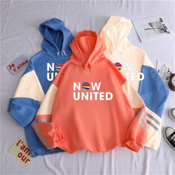 new fashion now united hoodie swatshirts women patchwork hiphop now united hooded female harajuku contrast color sweatshirt 1014, Black
new fashion now united hoodie swatshirts women patchwork hiphop now united hooded female harajuku contrast color sweatshirt 1014, Black