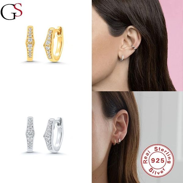 hoop & huggie gs 1 pair round crystal earring for women 925 sterling silver piercing luxury earrings 2021 fashion jewelry gift, Golden;silver
hoop & huggie gs 1 pair round crystal earring for women 925 sterling silver piercing luxury earrings 2021 fashion jewelry gift, Golden;silver