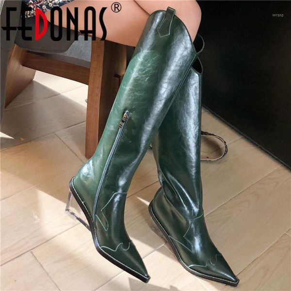 fedonas autumn winter boots high heels genuine leather women knee high boots long night club shoes woman1, Black
fedonas autumn winter boots high heels genuine leather women knee high boots long night club shoes woman1, Black