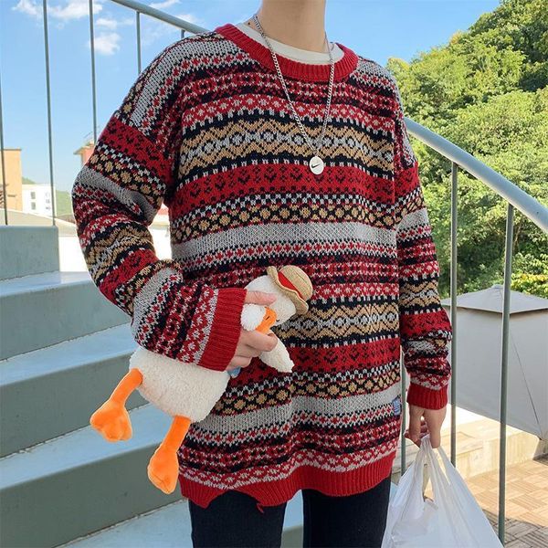 e-baihui men korean fashions sweaters pullovers 2020 mens streetwear fashions oversized knitted sweater autumn oversized 1, White;black
e-baihui men korean fashions sweaters pullovers 2020 mens streetwear fashions oversized knitted sweater autumn oversized 1, White;black