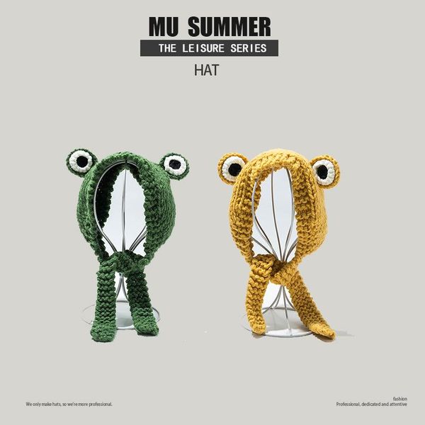 instagram cute sweet big eye frog knitting hat female korean edition students autumn winter sky net red with the same trend, Blue;gray
instagram cute sweet big eye frog knitting hat female korean edition students autumn winter sky net red with the same trend, Blue;gray
