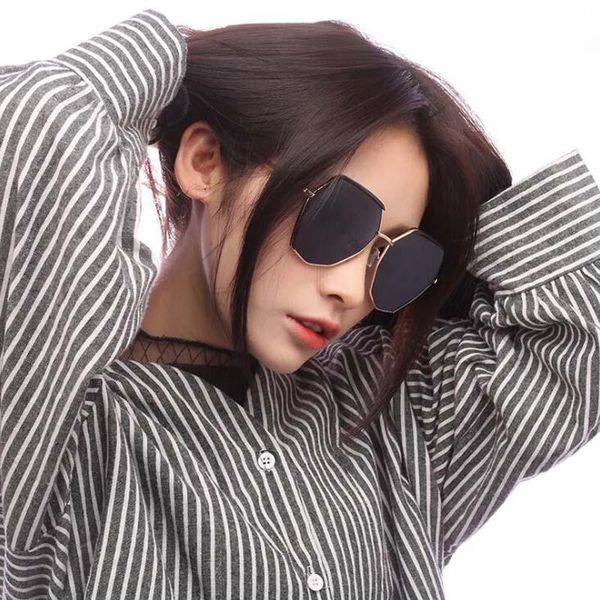 pentagon punk half rim sunglasses women men clear brand shades spectacles geometric semi-rimless eyewear polygon uv400, White;black
pentagon punk half rim sunglasses women men clear brand shades spectacles geometric semi-rimless eyewear polygon uv400, White;black