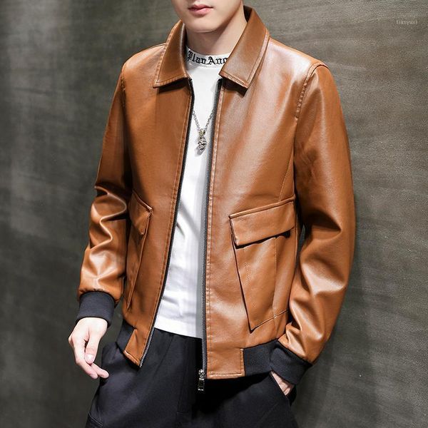 men's leather jacket lapel jacket plus fat plus size blouse handsome casual motorcycle warm clothing men1, Black
men's leather jacket lapel jacket plus fat plus size blouse handsome casual motorcycle warm clothing men1, Black