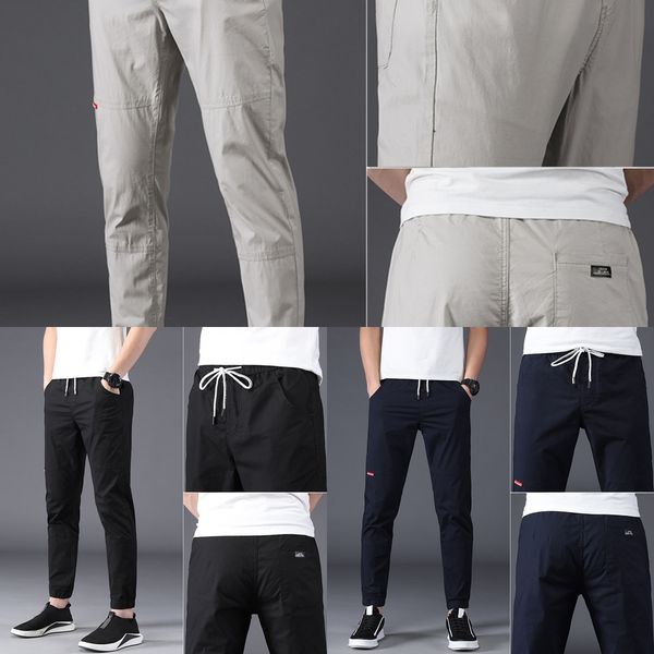 autumn new men's fashion trend youth elastic waist casual pants korean slim casual pants 8h5al, Blue
autumn new men's fashion trend youth elastic waist casual pants korean slim casual pants 8h5al, Blue