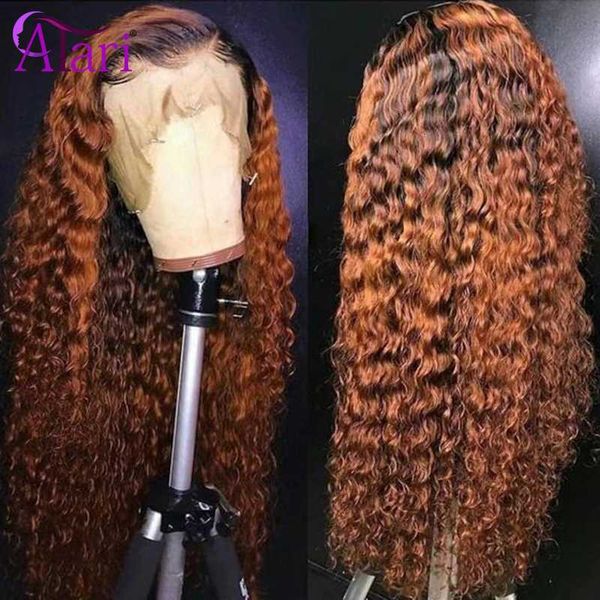 lace wigs hd wig deep wave frontal glueless curly front for black women peruvian virgin colored human hair, Black;brown
lace wigs hd wig deep wave frontal glueless curly front for black women peruvian virgin colored human hair, Black;brown