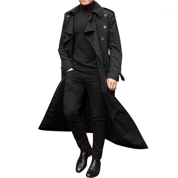 men's trench coats european and american men's long windwear fashion casual jacket windshield1, Tan;black
men's trench coats european and american men's long windwear fashion casual jacket windshield1, Tan;black
