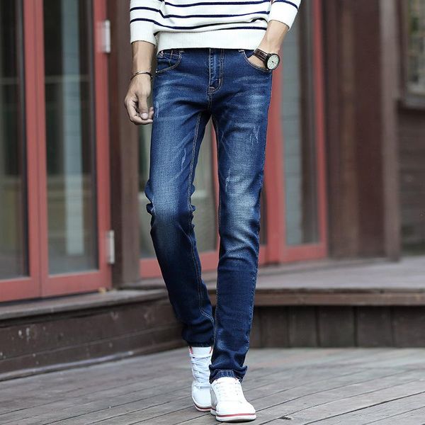 skinny jeans men korean version of the trendy brand 2021 new men's jeans slim pants for men male clothing fashion trousers, Blue
skinny jeans men korean version of the trendy brand 2021 new men's jeans slim pants for men male clothing fashion trousers, Blue