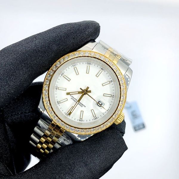 mens watch automatic movement 41mm/36mm woman quartz watches 31mm/28mm with box super sapphire waterproof diamond steel wristwatches, Slivery;brown
mens watch automatic movement 41mm/36mm woman quartz watches 31mm/28mm with box super sapphire waterproof diamond steel wristwatches, Slivery;brown