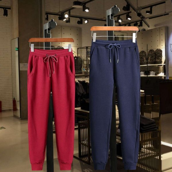 2020 new plush casual men's sports winter thickened wei trend binding feet harun small leg pants, Black
2020 new plush casual men's sports winter thickened wei trend binding feet harun small leg pants, Black