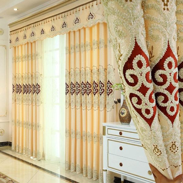 curtain & drapes european embroidered luxury noble yellow blackout window for living room bedroom villa french tulle jd842e
curtain & drapes european embroidered luxury noble yellow blackout window for living room bedroom villa french tulle jd842e