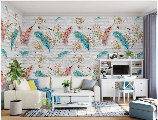 3d wallpaper custom p european simple brick wall feather tv background home decor living room wallpaper for walls 3 d
3d wallpaper custom p european simple brick wall feather tv background home decor living room wallpaper for walls 3 d