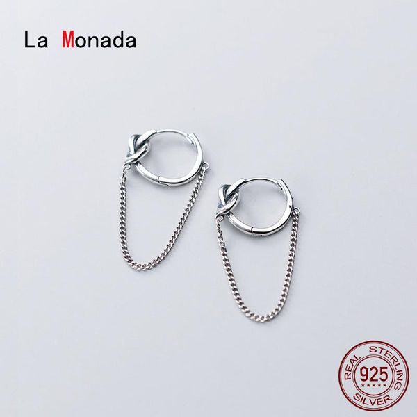 hoop & huggie la monada woman earrings silver 925 fine jewelry retro chain knot sterling for women hoops minimalist, Golden;silver
hoop & huggie la monada woman earrings silver 925 fine jewelry retro chain knot sterling for women hoops minimalist, Golden;silver