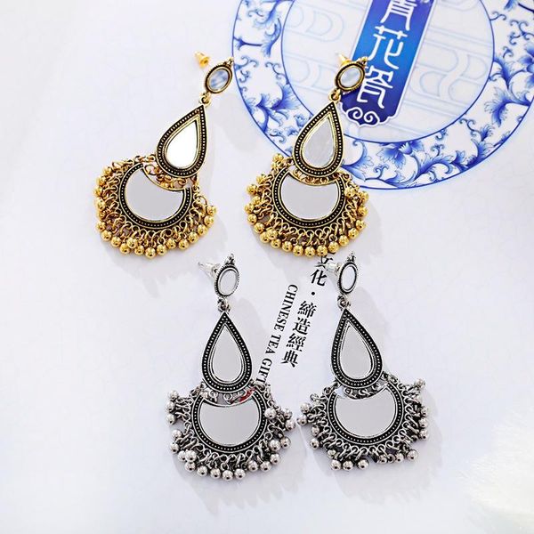 dangle & chandelier 2021 vintage women's water drop silver color mirror jhumki earrings jewelry tribe ethnic bohemia gold tassel
dangle & chandelier 2021 vintage women's water drop silver color mirror jhumki earrings jewelry tribe ethnic bohemia gold tassel