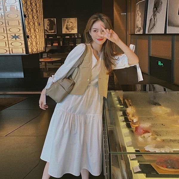 ffzpo white dress french summer dress vest waistcoat vest skirt2020 new women's hepburn style skirt skirt suit light mature style two-p, Gray
ffzpo white dress french summer dress vest waistcoat vest skirt2020 new women's hepburn style skirt skirt suit light mature style two-p, Gray