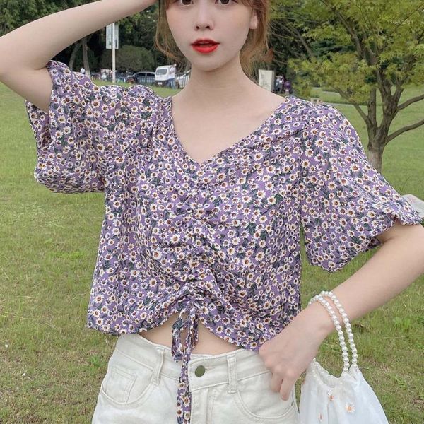 fashion womens button puff short sleeve v-neck printed ladies shirts leisure tee casual ladies female t shirts ropa1, White
fashion womens button puff short sleeve v-neck printed ladies shirts leisure tee casual ladies female t shirts ropa1, White