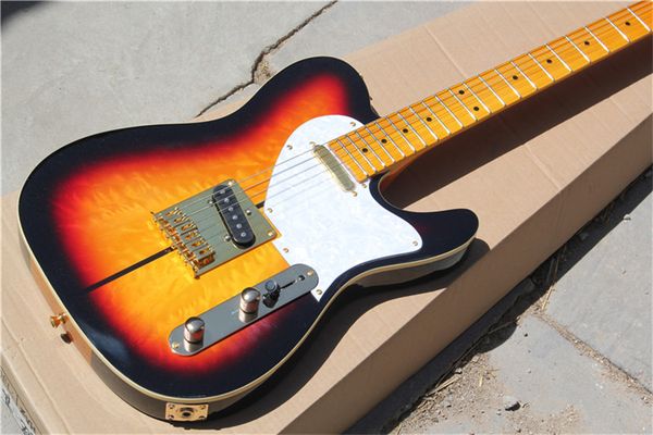 tuff dog tele electric guitar aaa cloud maple gold hardware maple fingerboard guitarar
tuff dog tele electric guitar aaa cloud maple gold hardware maple fingerboard guitarar