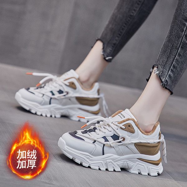 women's large size sports shoes vulcanized shoes korean fashion new women's black and white thick soled run casual shoes wom, Black;brown
women's large size sports shoes vulcanized shoes korean fashion new women's black and white thick soled run casual shoes wom, Black;brown