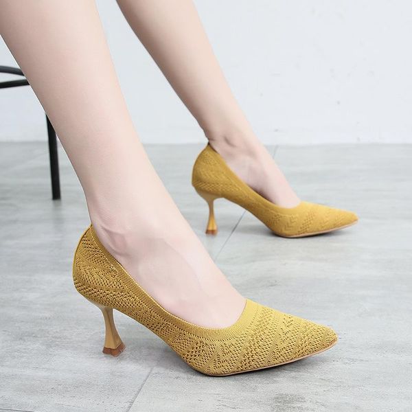 pointed high-heeled shoes with shallow mouth and thin heel shoes women mesh cloth breathable slim ins fashion, Black
pointed high-heeled shoes with shallow mouth and thin heel shoes women mesh cloth breathable slim ins fashion, Black