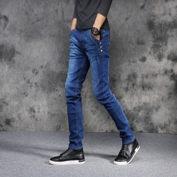 sjem3 jeans autumn men's spring student men's new slim and slim youth long jeans fit jeanstrousers and jeanspants fashion pxlhs, Blue
sjem3 jeans autumn men's spring student men's new slim and slim youth long jeans fit jeanstrousers and jeanspants fashion pxlhs, Blue