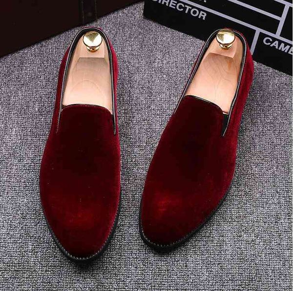 novo dress shoes de veludo s homens mocassins sapatos marca luxo slizamento no pé aponta festa casamento moda masculino 18s1, Black
novo dress shoes de veludo s homens mocassins sapatos marca luxo slizamento no pé aponta festa casamento moda masculino 18s1, Black