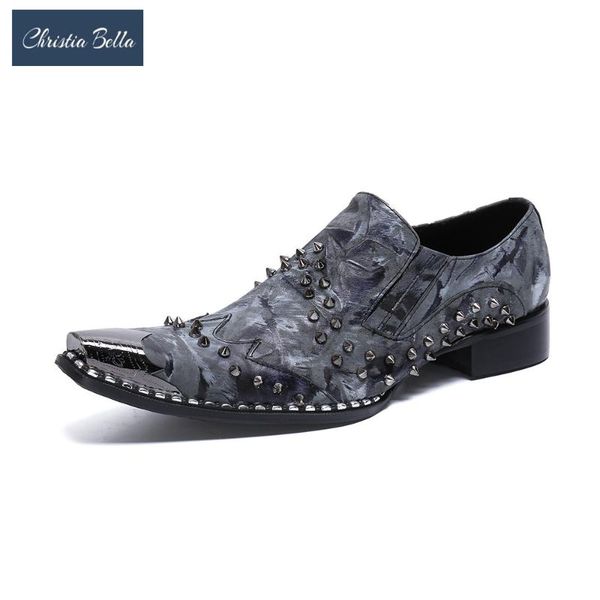 christia bella genuine size party man shoes solid gray rivet nightclub man shoes square toe lace up business handmade, Black
christia bella genuine size party man shoes solid gray rivet nightclub man shoes square toe lace up business handmade, Black