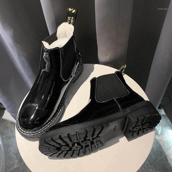 winter patent leather platform boots women keep warm round toe boots women solid black designer ankle women's botas mujer1
winter patent leather platform boots women keep warm round toe boots women solid black designer ankle women's botas mujer1