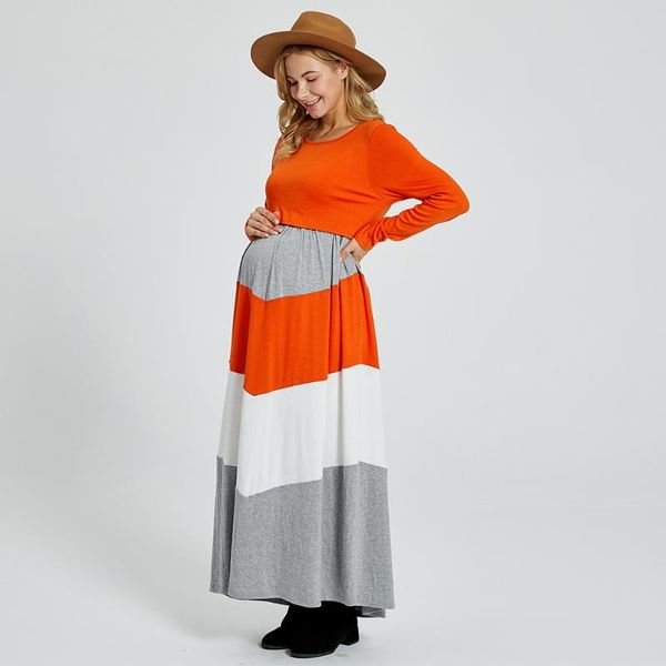maternity dresses patpat 2021 arrivalmaternity round collar plain orange maxi tunic long-sleeve nursing dress, White
maternity dresses patpat 2021 arrivalmaternity round collar plain orange maxi tunic long-sleeve nursing dress, White