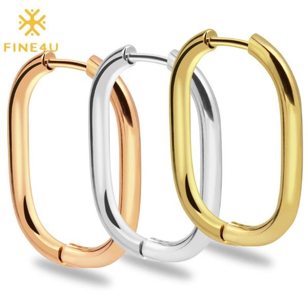 fine4u e273 square huggie hoop earrings for women stainless steel rectangular square hoop earrings, Golden;silver
fine4u e273 square huggie hoop earrings for women stainless steel rectangular square hoop earrings, Golden;silver