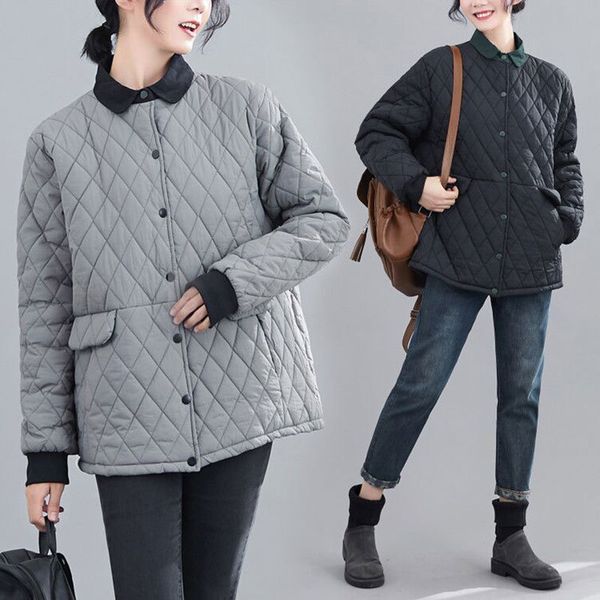winter coats for women full sleeve filling sustans casual short parka female oversize warm jackets 210204, Black
winter coats for women full sleeve filling sustans casual short parka female oversize warm jackets 210204, Black