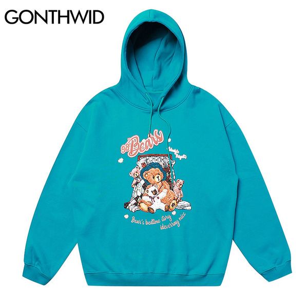 bears print sweatshirts hoodies streetwear hip hop harajuku casual pullover hooded men women winter fashion male, Black
bears print sweatshirts hoodies streetwear hip hop harajuku casual pullover hooded men women winter fashion male, Black