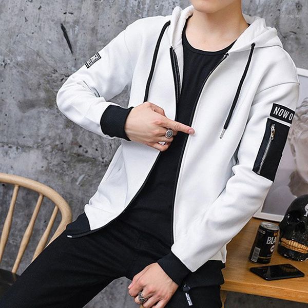 men's vests 1pcs jackets sports jacket fashion cardigan hoodies1, Black;white
men's vests 1pcs jackets sports jacket fashion cardigan hoodies1, Black;white